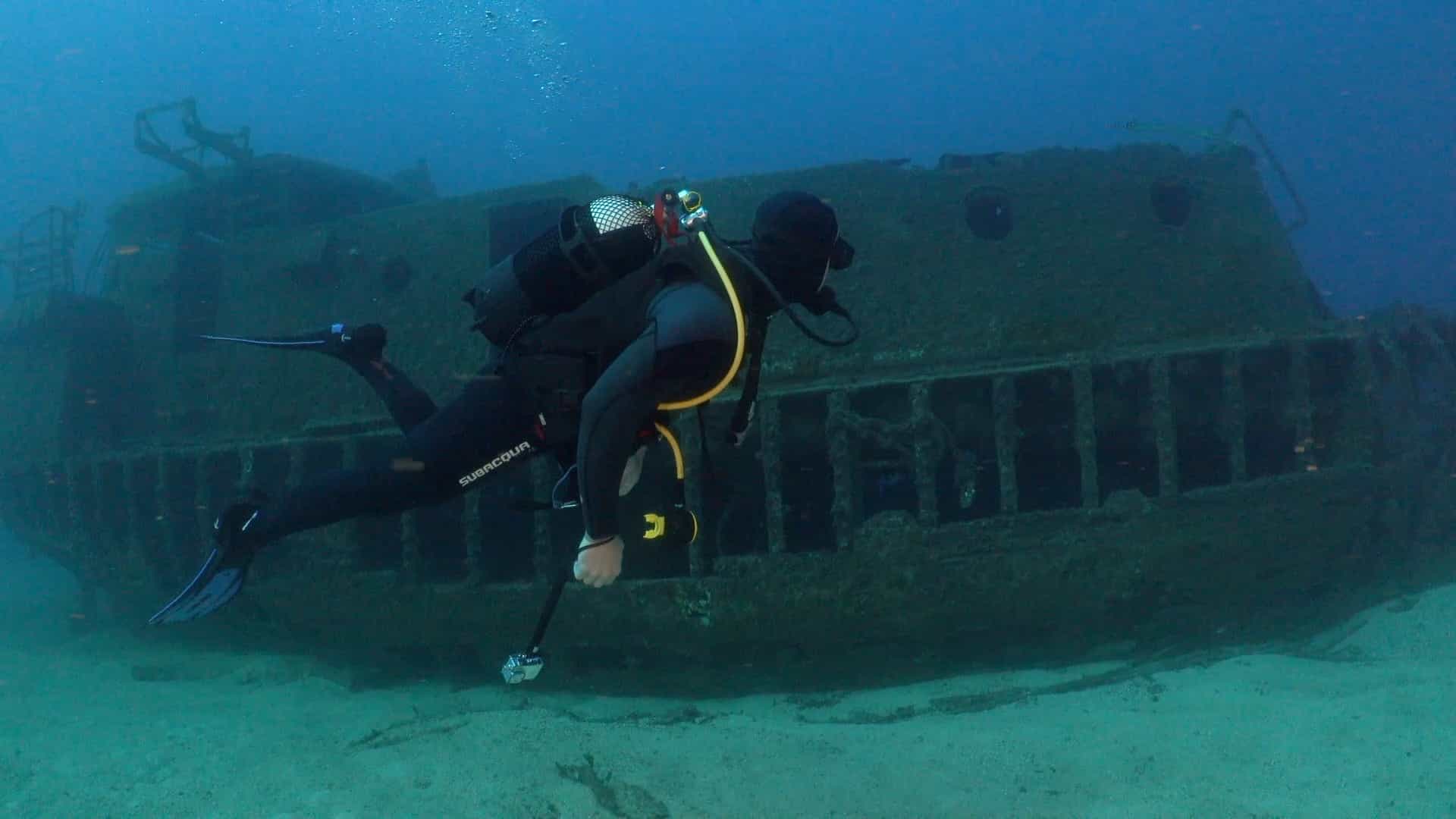 meridian-punto-inmersion Barco hundido en el punto de inmersión El Meridián